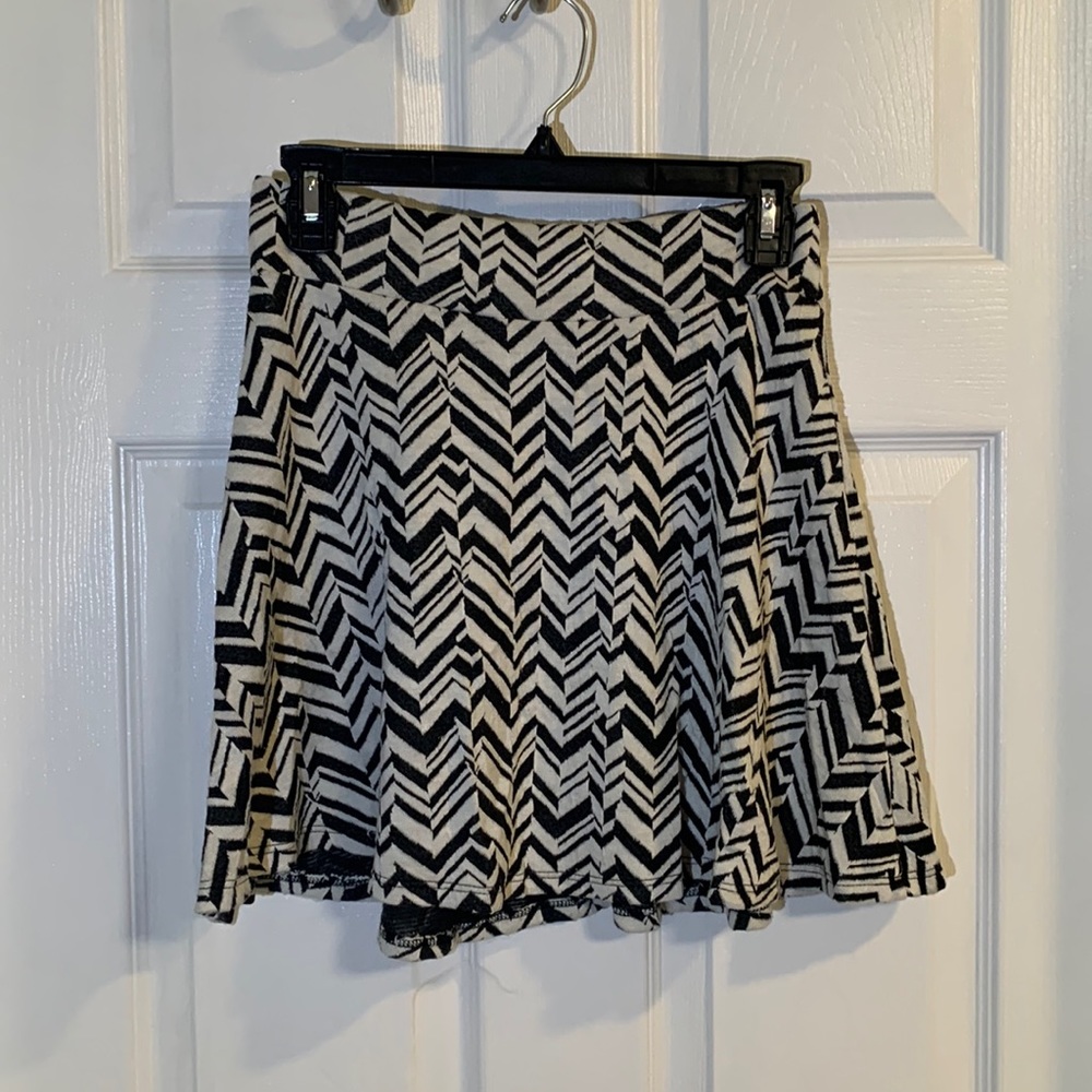 Printed flip skirt